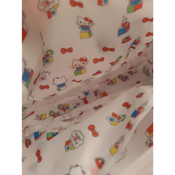 Sanrio Hello Kitty Pencil Pouch Furry Fluffy Plush Cosmetic Makeup Bag Giftset - Picture 3 of 3